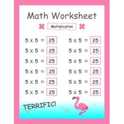 Wild About Math: Editable Worksheets