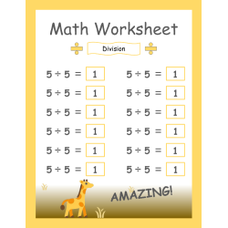 Wild About Math: Editable Worksheets