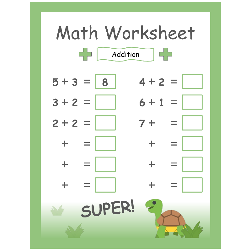 Wild About Math: Editable Worksheets Wild About Math: Editable Worksheets