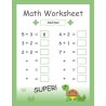 Wild About Math: Editable Worksheets