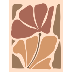 Aesthetic Flower, Wall Art Print