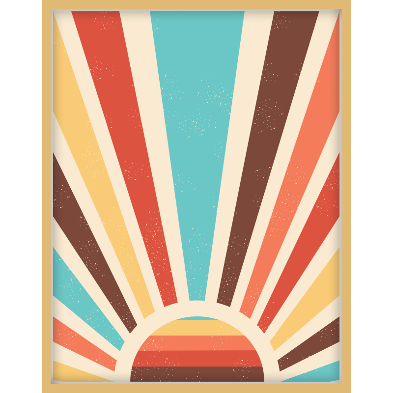 Retro Radiance, Print Retro Radiance, Print